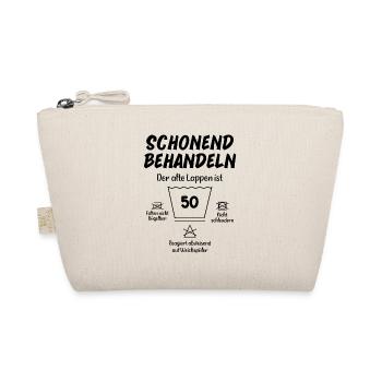 50 Years Gentle Treatment Old Sack 50th Birthday - Bio-Täschchen - Natur - Vorne