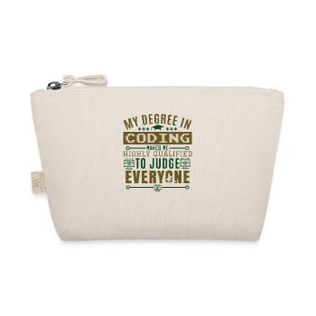 Funny Coding - Organic Pouch - nature - Front