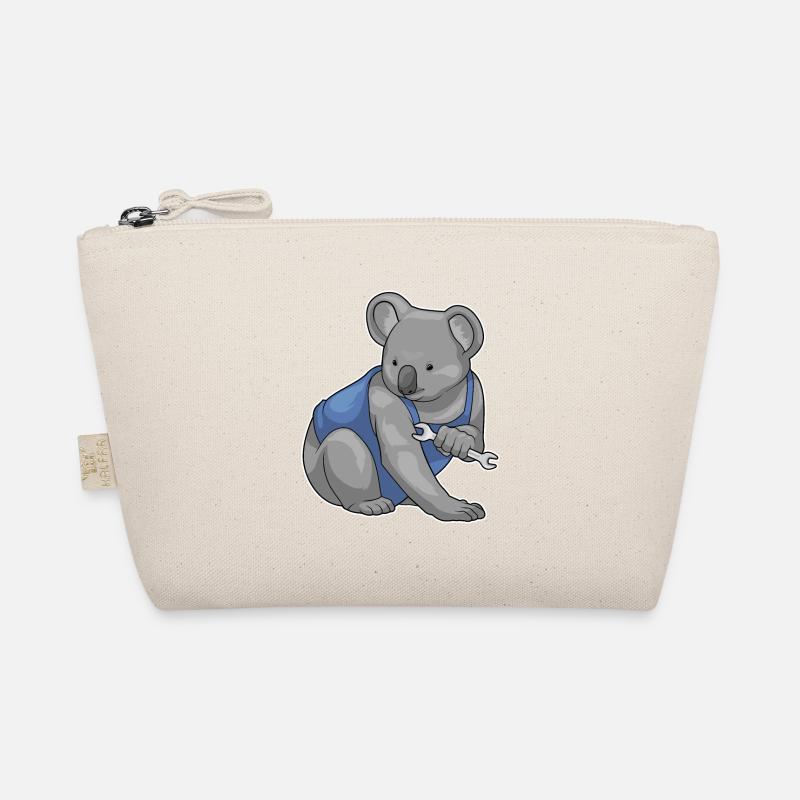 Koala Mechanic Wrench Workshop Organic Pouch