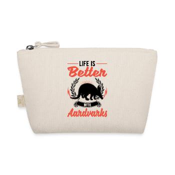 La vie est meilleure avec aardvark - Trousse biologique - nature - Devant