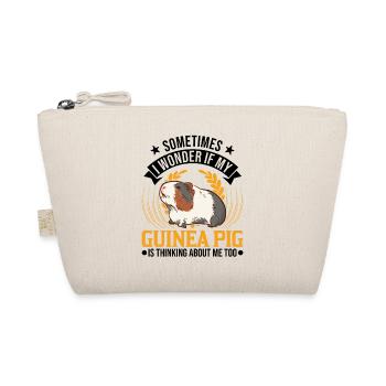 Guinea Pig Gift Guinea Pig - Organic Pouch - nature - Front