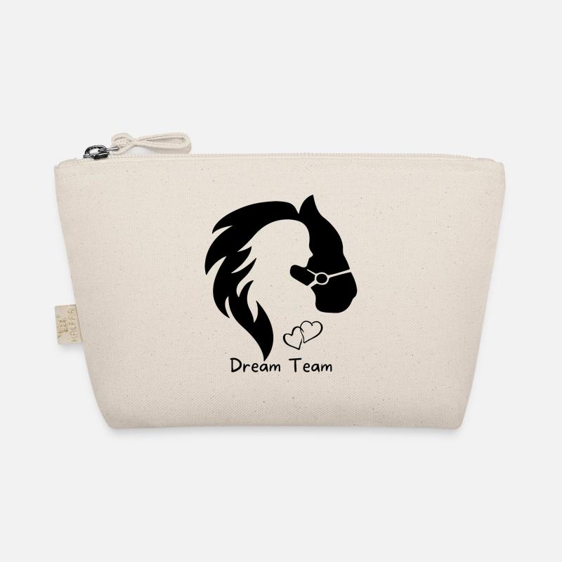 Pferd mit Mädchen Bio-Täschchen