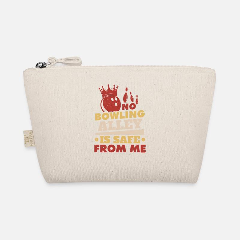 lustiger Bowling Spruch Bio-Täschchen