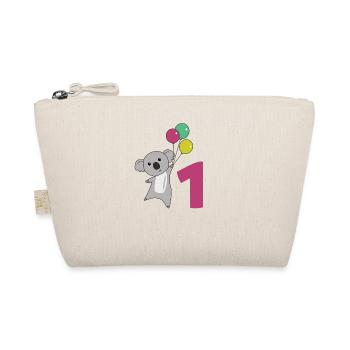 Koala first birthday balloons for children - Organic Pouch - nature - Front