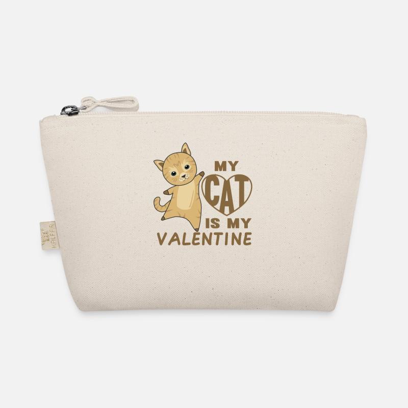 Mon chat est mon chat mignon de la Saint-Valentin pour la Saint-Valentin Trousse biologique