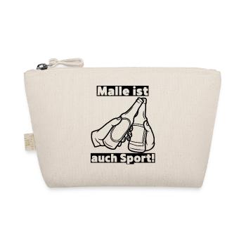 Malle ist auch Sport! Party, Mallorca, JGA! - Bio-Täschchen - Natur - Vorne