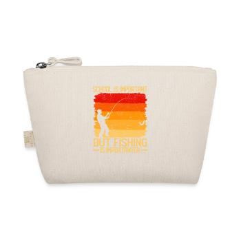 Vintage school is important, but fishing is - Organic Pouch - nature - Front