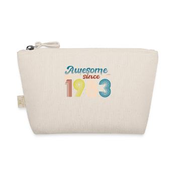 Vintage 1983 Retro Bitrthday Limited Edition. - Organic Pouch - nature - Front