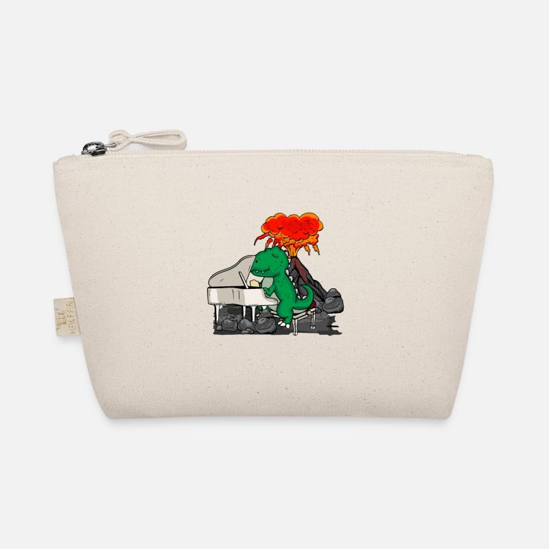 Klavier Geschenk Dinosaurier Geschenk Piano Bio-Täschchen