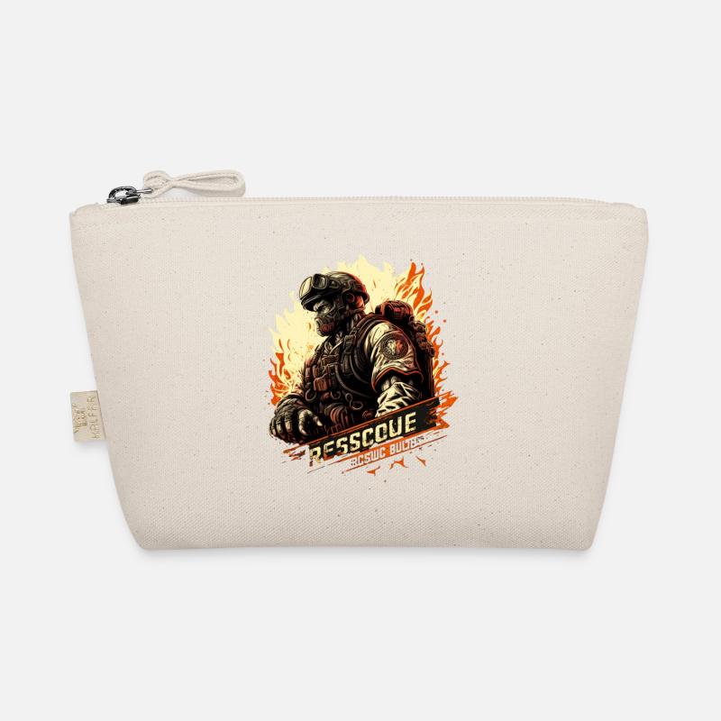 Heroes in uniform - firefighter - always ready Organic Pouch