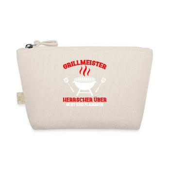 Barbecue And Grill Saying Design For Grillmeister - Bio-Täschchen - Natur - Vorne