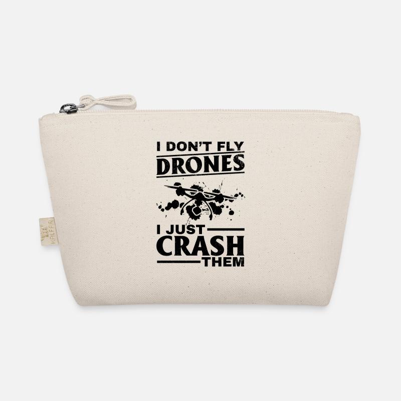 I Don't Fly Drones I Just Crash Them - Funny Drone Bio-Täschchen