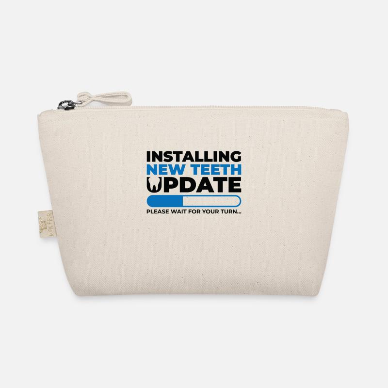 Installing Teeth Dental Work Oral Care Dentist Organic Pouch
