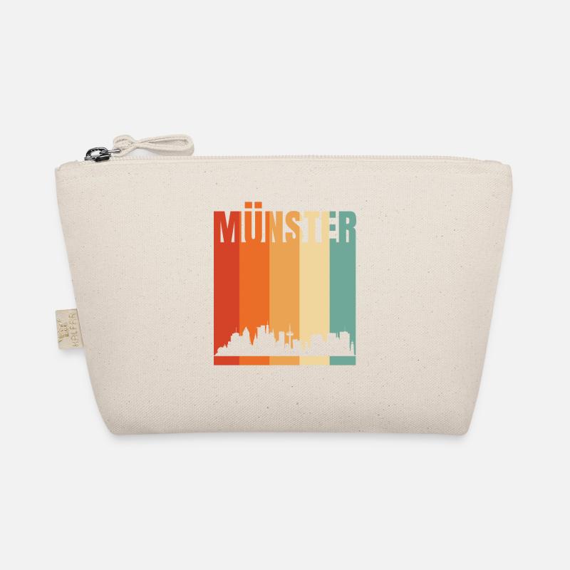 Münster Skyline - Bio-Täschchen - Natur