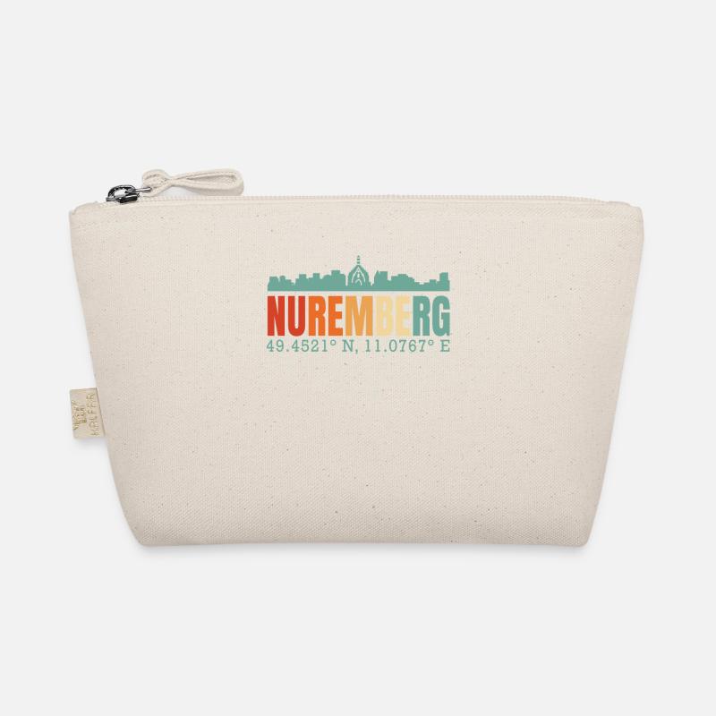 Nürnberg Skyline - Bio-Täschchen - Natur