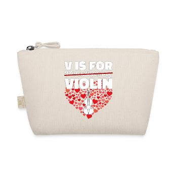 Saint-Valentin Violon Violon Love Cadeau - Trousse biologique - nature - Devant