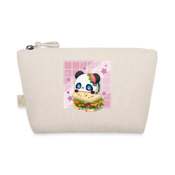 Cute Kawaii Panda, The Sandwich Anime Manga - Organic Pouch - nature - Front