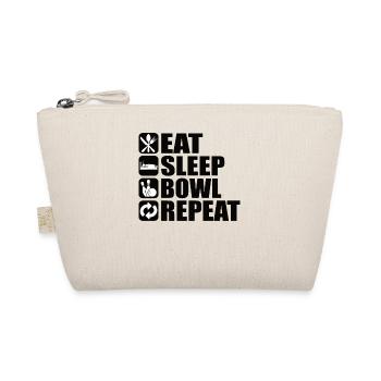 Bowling Cone Spareball Pins Ball Strike - Organic Pouch - nature - Front