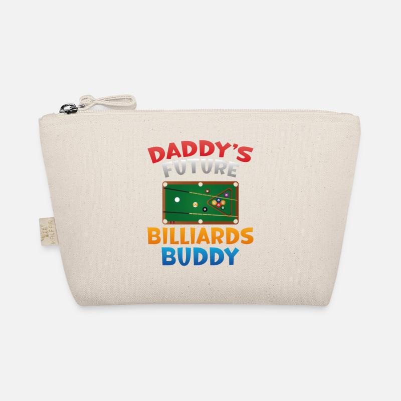 Billiards Pool Player Ball Dad Son Organic Pouch