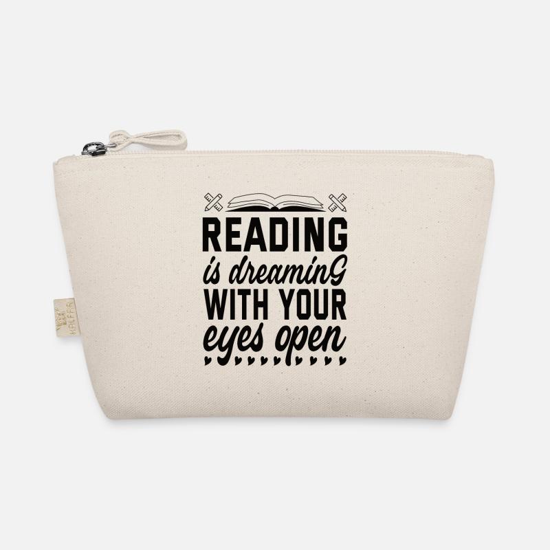 Bücher Lesen Bücherwurm Bio-Täschchen