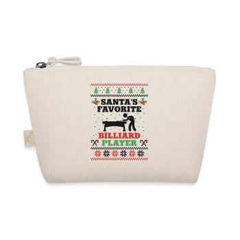 Billiards Pool Player Ball - Organic Pouch - nature - Front