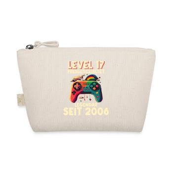 2006 Level 17 Jahre Gaming 17er 17 Geburtstag - Bio-Täschchen - Natur - Vorne