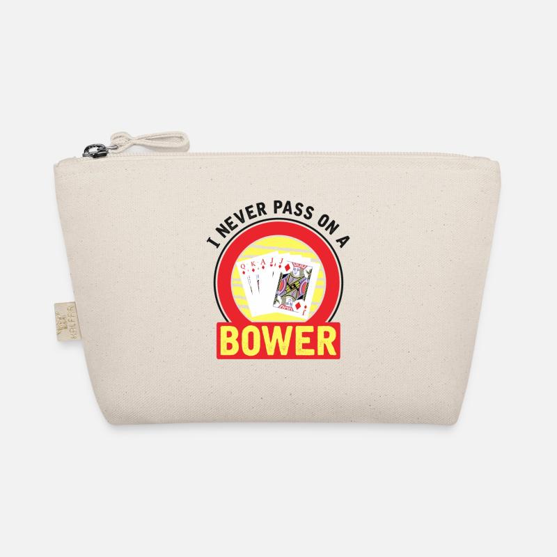 I Never Pass On A Bower - Euchre Player Card Game Trousse biologique