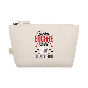 Lucky Euchre does not fold - Euchre Player Card - Organic Pouch - nature - Front