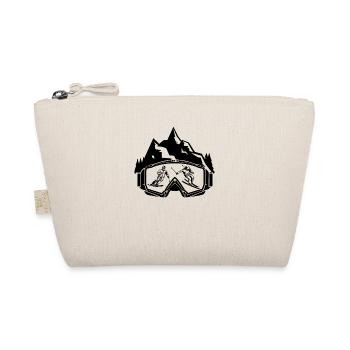 Ski goggles Skiers Ski mountains Winter - Organic Pouch - nature - Front