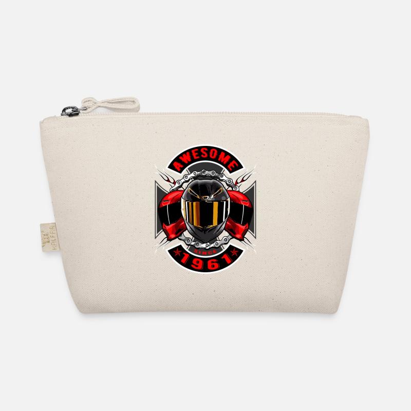 Awesome since 1961, biker's birthday Organic Pouch
