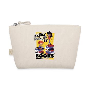 Easily Distracted By Books - Organic Pouch - nature - Front