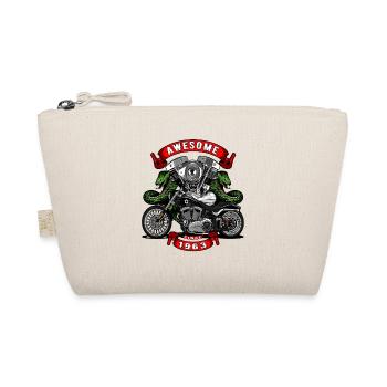 Génial depuis 1963, anniversaire du motard - Trousse biologique - nature - Devant