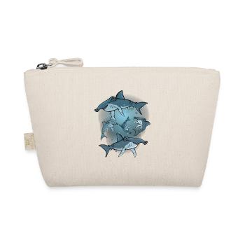 Hammerhai Geschenk Kind Unterwasser Hai Hammerhai - Bio-Täschchen - Natur - Vorne