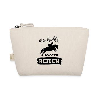 Ich geh reiten - Bio-Täschchen - Natur - Vorne