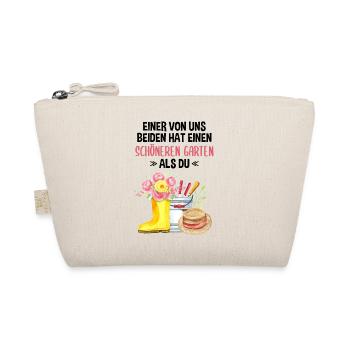 Garten Lustiger Spruch Hobby Gärtner Geschenkidee - Bio-Täschchen - Natur - Vorne