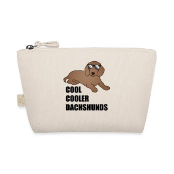 Cool teckel disant chien amoureux cadeau - Trousse biologique - nature - Devant