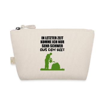 Garten Beet Lustiger Spruch Gärtner Geschenkidee - Bio-Täschchen - Natur - Vorne