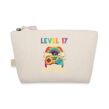 2006 Level 17 Jahre Gaming 17er 17 Geburtstag - Bio-Täschchen - Natur - Vorne