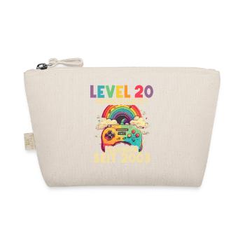 2003 Level 20 Jahre Gaming 20er 20 Geburtstag - Bio-Täschchen - Natur - Vorne