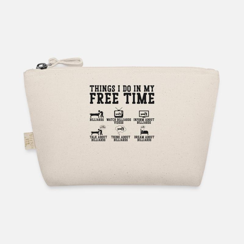 Billiards Pool Player Ball Things Organic Pouch