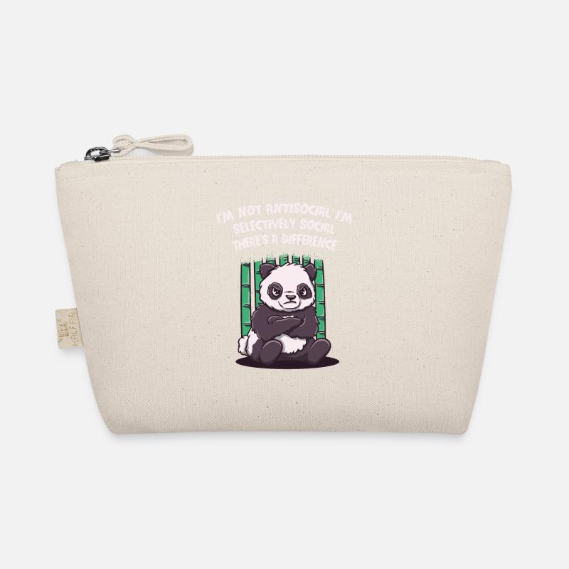 I am not antisocial in selectively social funny Organic Pouch