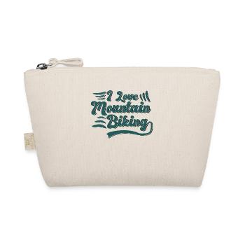I love mountain biking - Organic Pouch - nature - Front