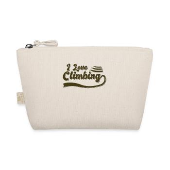 I love climbing - Organic Pouch - nature - Front