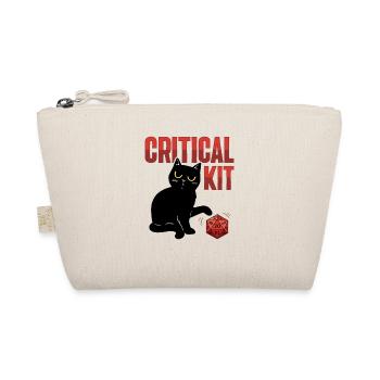 D20 Cat design for an RPG GAMER - Organic Pouch - nature - Front