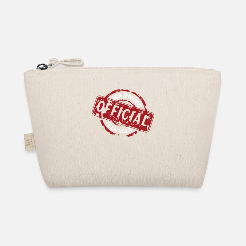 Cool writing that warns official teens Organic Pouch