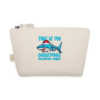 Cadeau de Noël Requin Chapeau de Noël Costume - Trousse biologique - nature - Devant