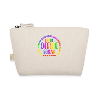 Cute School Secretary Admin Appreciation Office - Organic Pouch - nature - Front
