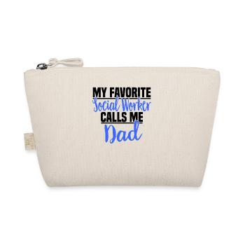 Social Work Social Work Social Work Dad - Organic Pouch - nature - Front