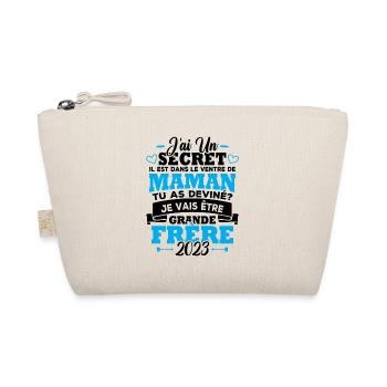 Je vais être grande frère 2023 - Trousse biologique - nature - Devant
