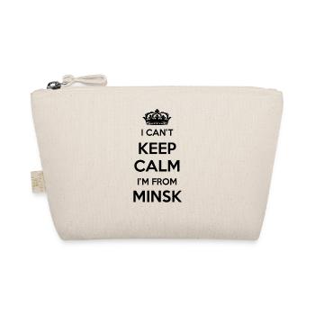I can not stay calm, I am from Minsk - Organic Pouch - nature - Front